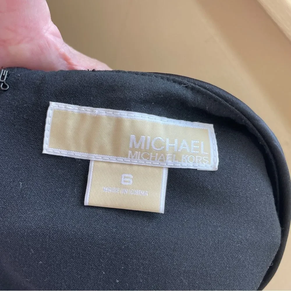 MICHAEL KORS TUXEDO MINI‎ SKIRT IN BLACK